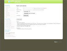 Tablet Screenshot of ladda-upp.com